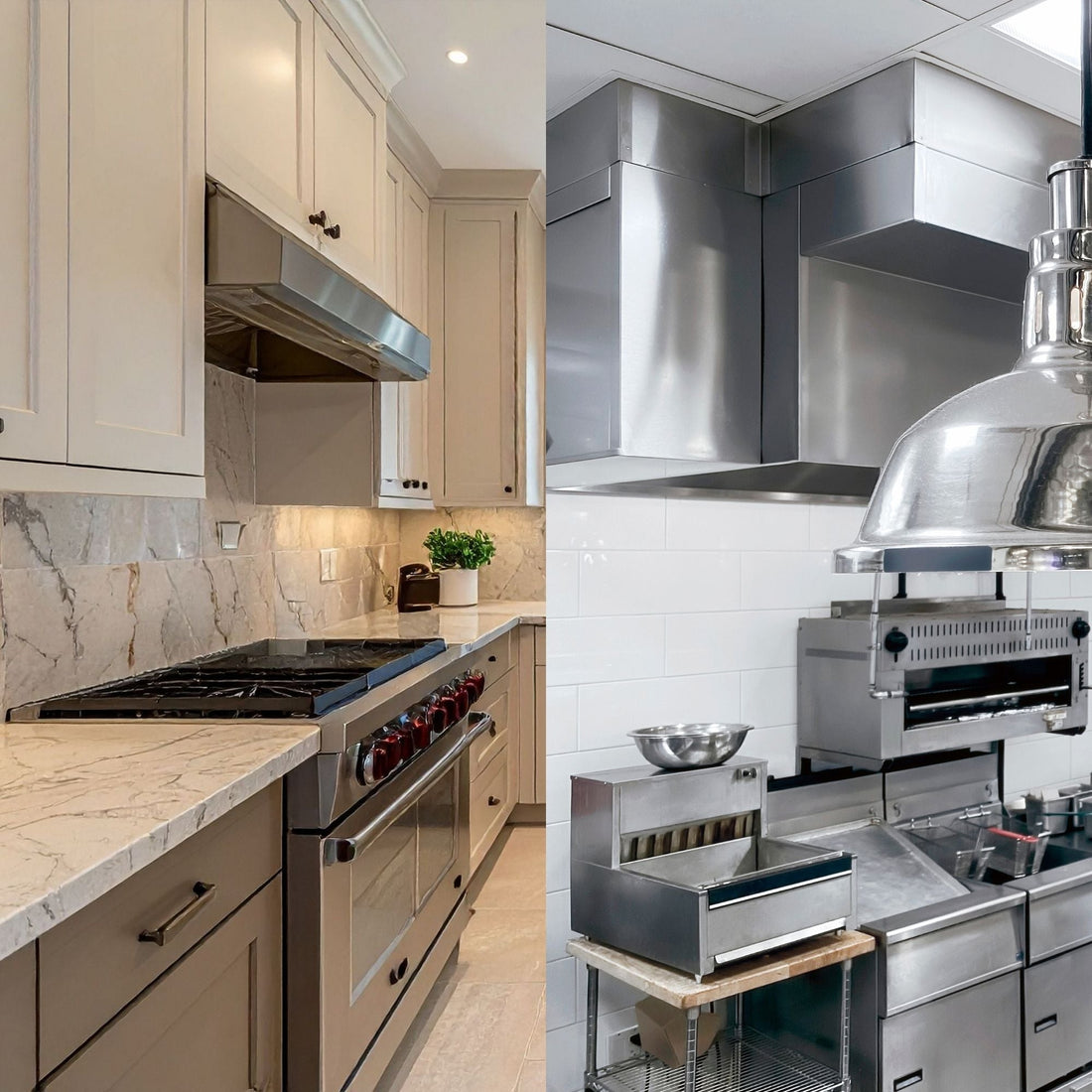 ¿Equipo Doméstico o Industrial? El Dilema para tu Cocina Profesional.