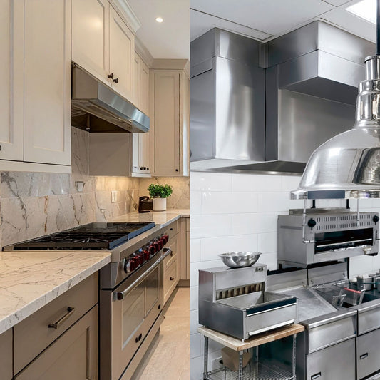 ¿Equipo Doméstico o Industrial? El Dilema para tu Cocina Profesional.