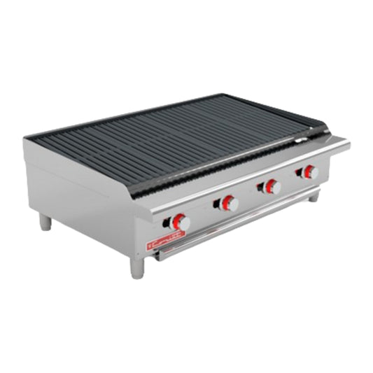 ASADOR A GAS CON 4 PARRILLA REVERSIBLE ACV-4 DE MESA MASTER
