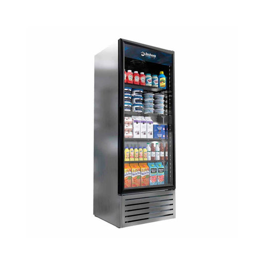 REFRIGERADOR VERTICAL G319 LÍNEA PROFESIONAL, CAPACIDAD 0.54 M³, 3 PARRILLAS, REFRIGERANTE, 1 PUERTA DE CRISTAL R134A
