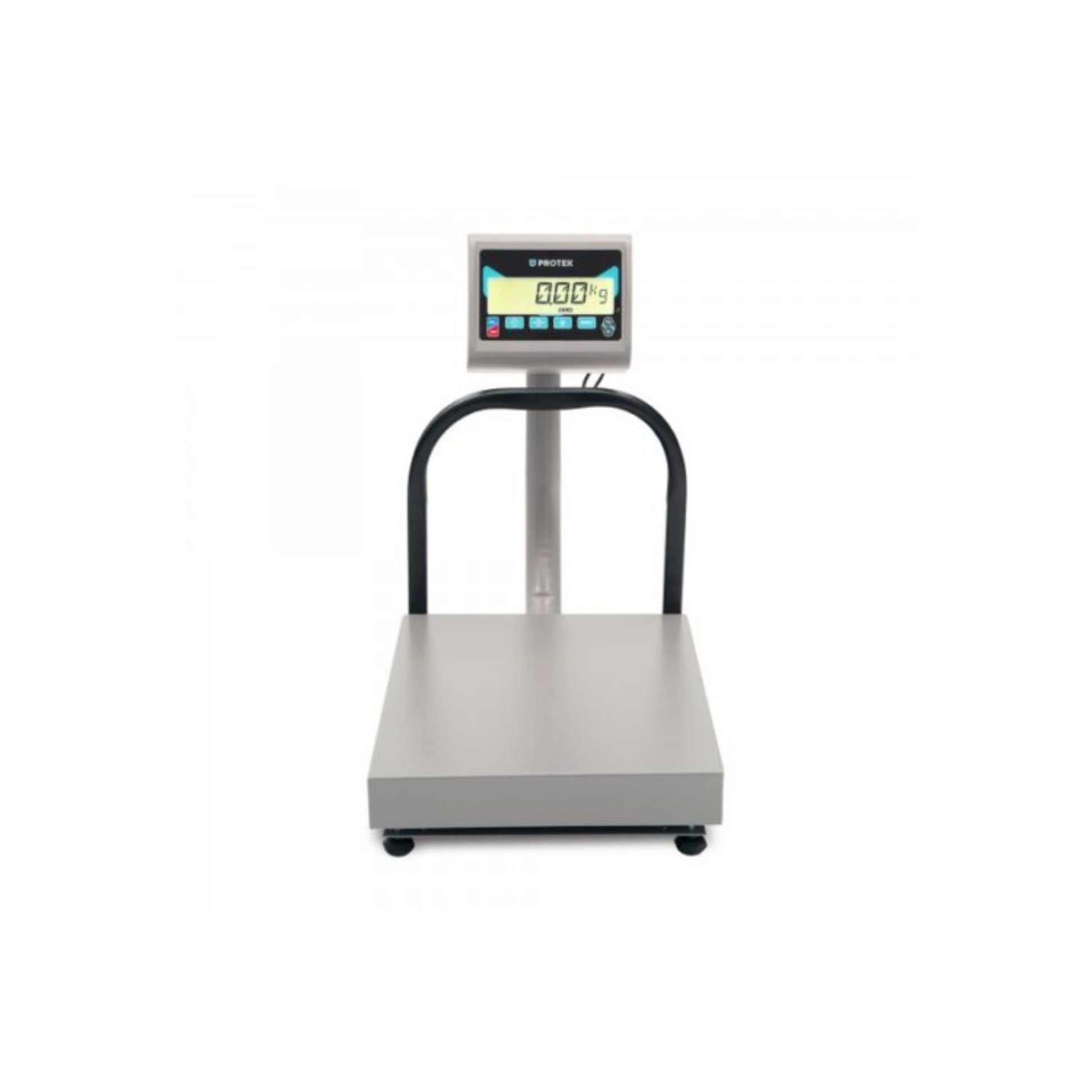 BÁSCULA DE PLATAFORMA 100 KG PESAJE PROFESIONAL HASTA 100KG, CONSTRUCCIÓN ROBUSTA EN ACERO, BATERÍA RECARGABLE, DISPLAY ILUMINADO Y CONECTIVIDAD USB