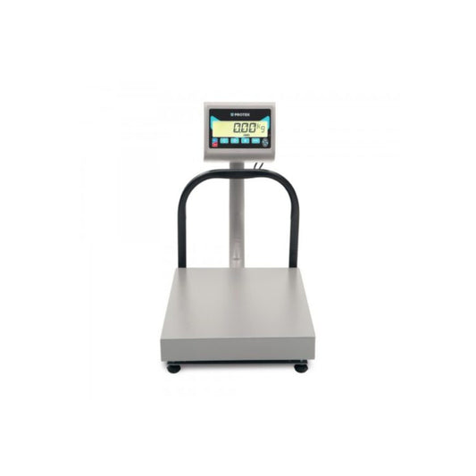 BÁSCULA DE PLATAFORMA 100 KG PESAJE PROFESIONAL HASTA 100KG, CONSTRUCCIÓN ROBUSTA EN ACERO, BATERÍA RECARGABLE, DISPLAY ILUMINADO Y CONECTIVIDAD USB