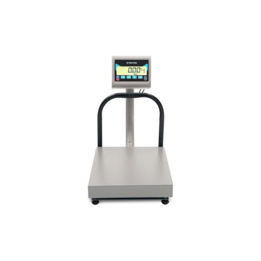 BÁSCULA DE PLATAFORMA 200 KG PESAJE PROFESIONAL HASTA 200KG, CONSTRUCCIÓN ROBUSTA EN ACERO, BATERÍA RECARGABLE, DISPLAY ILUMINADO Y CONECTIVIDAD USB