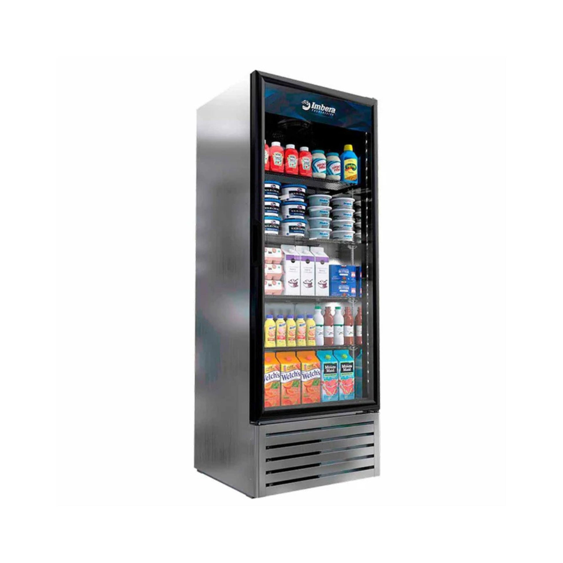 REFRIGERADOR VERTICAL VR12 LÍNEA PROFESIONAL, CAPACIDAD 0.34 M³, 4 PARRILLAS, REFRIGERANTE, 1 PUERTA DE CRISTAL, R134A