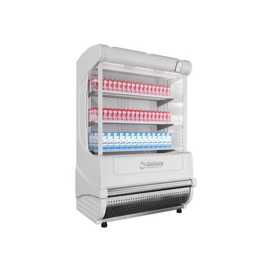 CORTINA DE AIRE NEGRO/BLANCO CON 3 PARRILLAS CON CAPACIDAD DE 0.651 M³ MODELO VRA23 Blanco