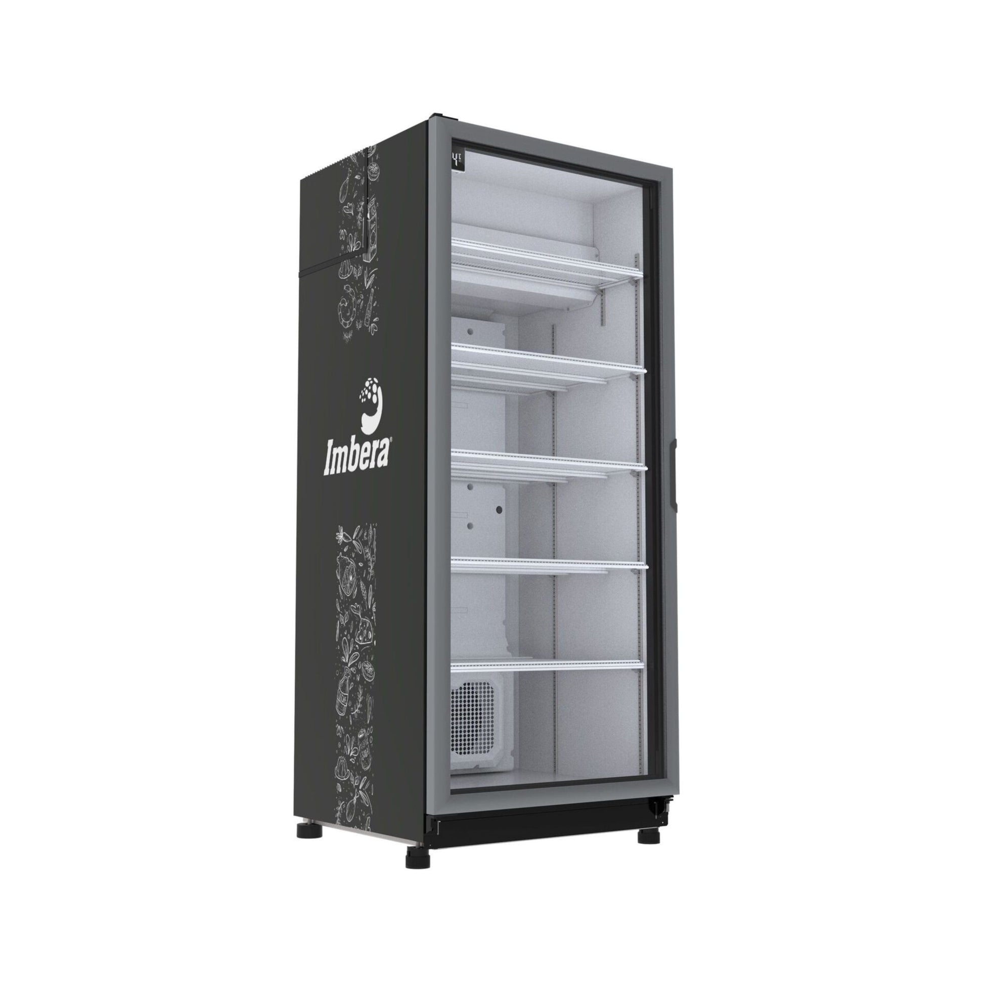 ENFRIADOR ECOINVERTER DE 5 PARRILLAS CON CAPACIDAD DE 0.79 M³, 1 PUERTA DE CRISTAL, LUZ LED, MODELO PRO CCV552