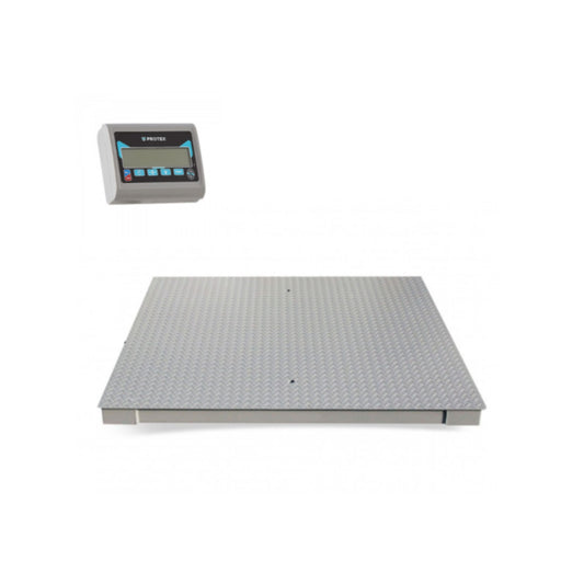 BÁSCULA DE PLATAFORMA ELECTRONICA CON CAPACIDAD DE 2500 KG MODELO CON BATERÍA RECARGABLE BPK-2500-4