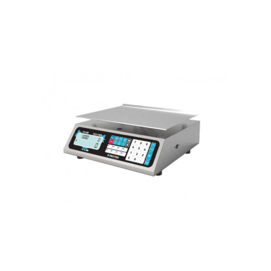 BÁSCULA BPK-40-PLUS PESAJE PROFESIONAL HASTA 40KG, CONSTRUCCIÓN EN ACERO INOXIDABLE, FUNCIONES DE CAJA REGISTRADORA Y CONTEO DE PIEZAS, PANTALLA ILUMINADA Y MEMORIAS PROGRAMABLES