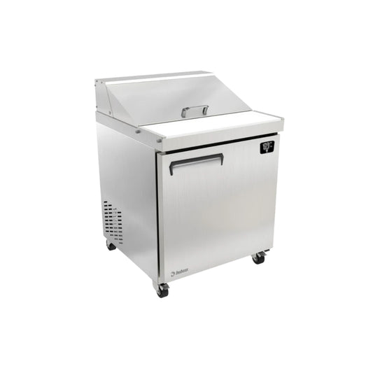 MESA FRÍA LÍNEA PROFESIONAL SPT29-1P CON 1 PUERTA Y 8 INSERTOS GASTRONORM, RANGO 0.5°C A 5°C
