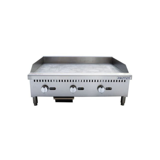 PLANCHA A GAS PROTEK DE USO RUDO EN ACERO INOXIDABLE CON PLANCHA DE ACERO ROLADO MODELO PLP-900G