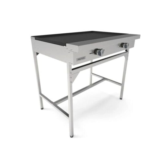PLANCHA A GAS VERSÁTIL EN ACERO INOXIDABLE CON PLANCHA DE ACERO AL CARBÓN MODELO PLP-1200GS