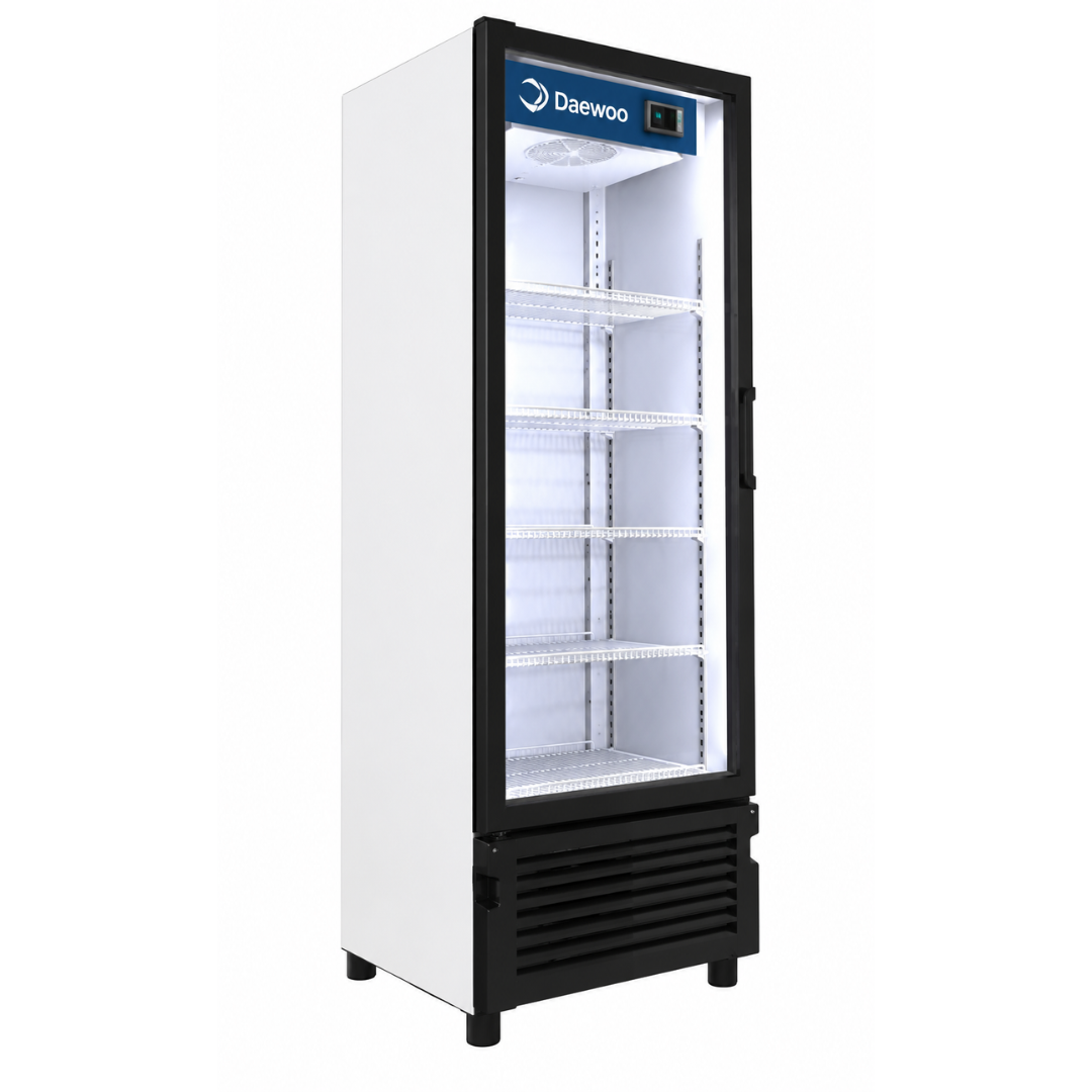 REFRIGERADOR VERTICAL DE 4 PARRILLAS CON CAPACIDAD DE 0.39 M³, 2 PUERTAS, LUZ LED MODELO VR20-C