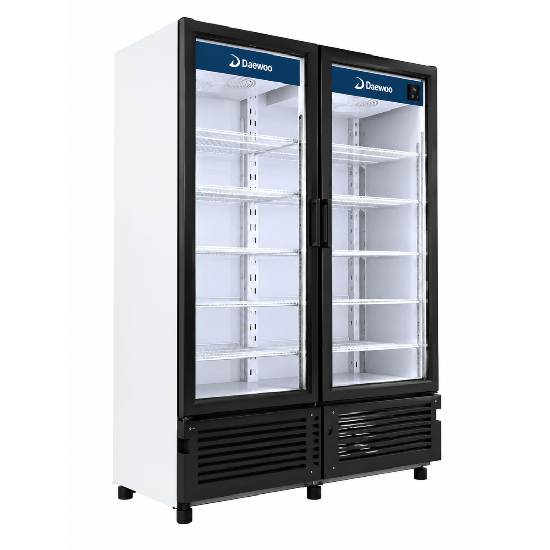 REFRIGERADOR VERTICAL DE 10 PARRILLAS CON CAPACIDAD DE 0.74 M³, 3 PUERTAS, LUZ LED MODELO G3D42-C