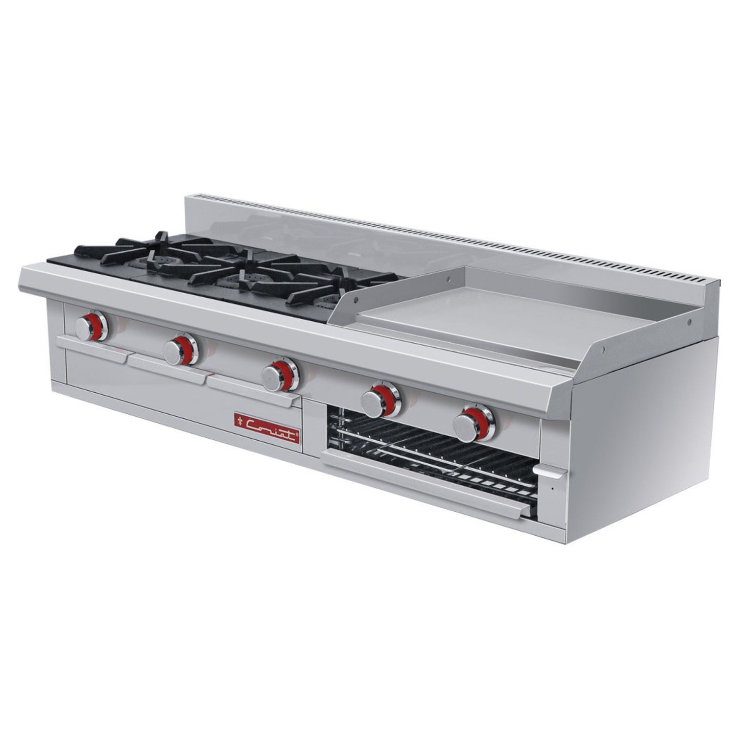 ESTUFA DE 3 QUEMADORES CON HORNO EC-3-GRILL DE MESA PETIT