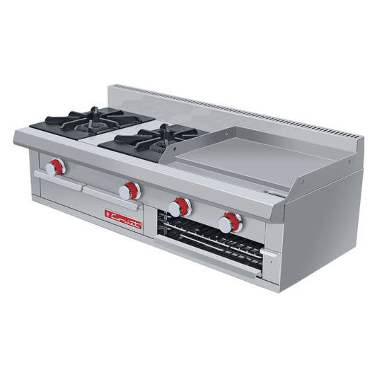 ESTUFA DE 2 QUEMADORES CON HORNO MINICHEF DE MESA PETIT