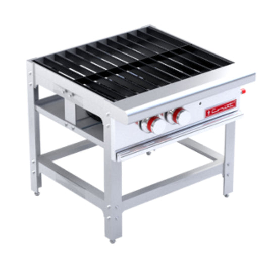ESTUFON DE 1 QUEMADOR CON 2 PARRILLAS SUPERIORES EC-1T MГЃSTER