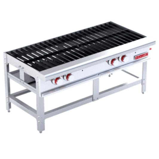 ESTUFON DE 3 QUEMADORES CON 4 PARRILLAS SUPERIORES EC-2T MASTER