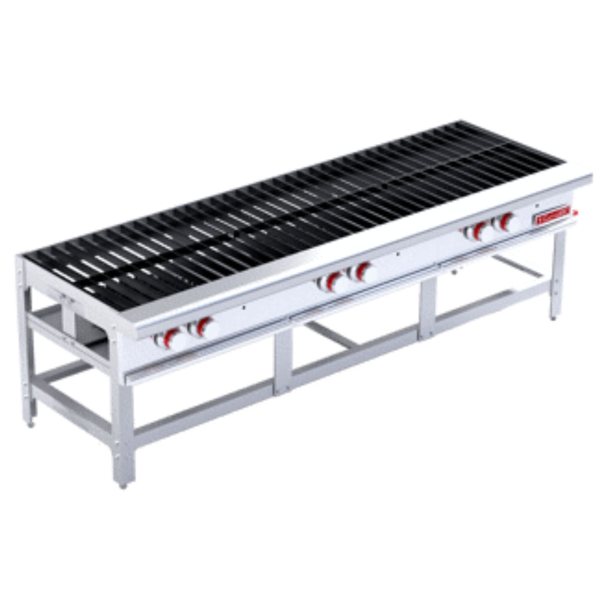 ESTUFON DE 3 QUEMADORES CON 6 PARRILLAS SUPERIORES EC-3T MASTER
