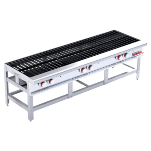 ESTUFON DE 3 QUEMADORES CON 6 PARRILLAS SUPERIORES EC-3T MASTER