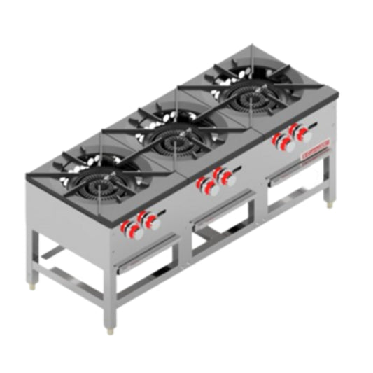 ESTUFON DE 3 QUEMADORES DE ALTA POTENCIA SP-3T