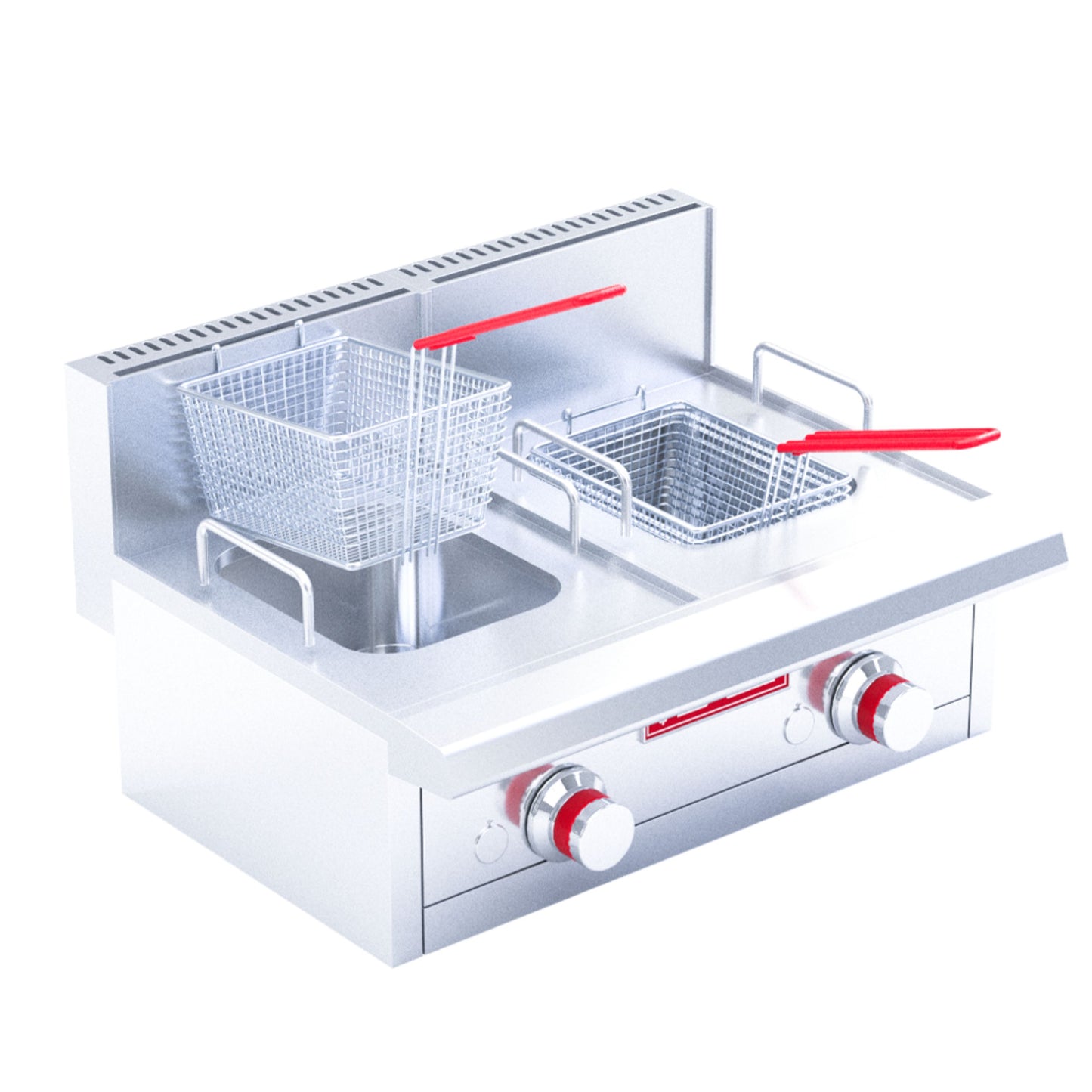 FREIDORA DE DOBLE TINA CON CAPACIDAD DE 3 L FC-10-D MESA PETIT