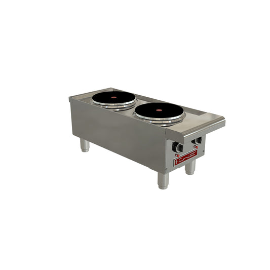 PARRILLA ELГ‰CTRICA DE 2 PLATOS DE 30 CM PCV-2-E MГЃSTER