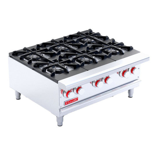 PARRILLA DE 3 QUEMADORES PCV-6 DE MESA HD