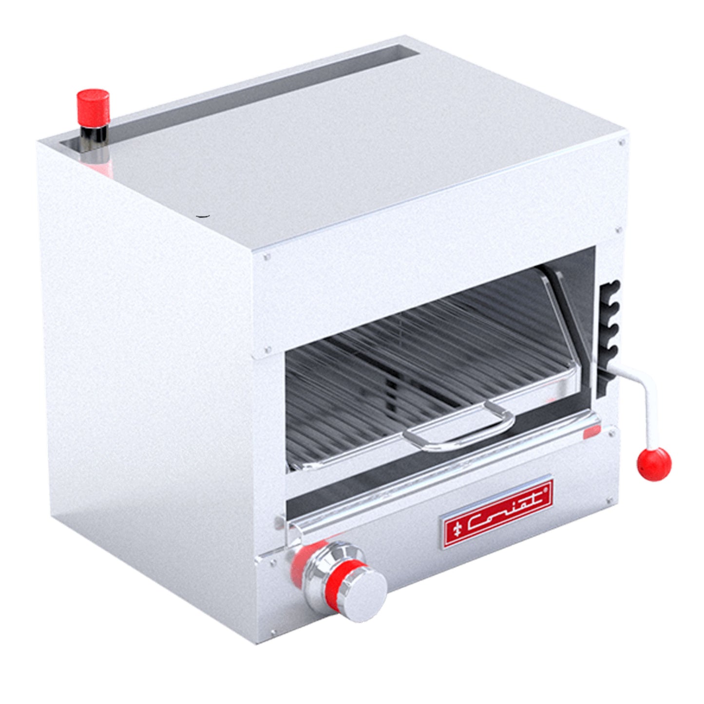 SALAMANDRA A GAS CON 1 QUEMADOR INFRA-ROJO, PALANCA 5 POSICIONES, CAPACIDAD 1 PLATILLO DE 25 CM SC-16.5-G PETIT