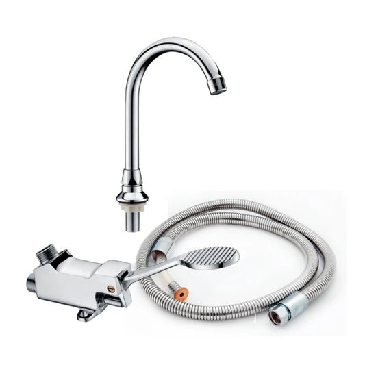 VÁLVULA DE PEDAL SENCILLA A PISO (SET)