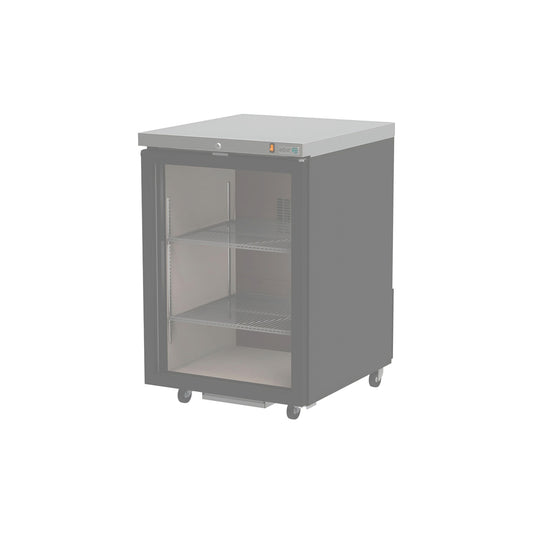 REFRIGERADOR CONTRABARRA 1 PUERTA DE CRISTAL MODELO ABBC-23G HC