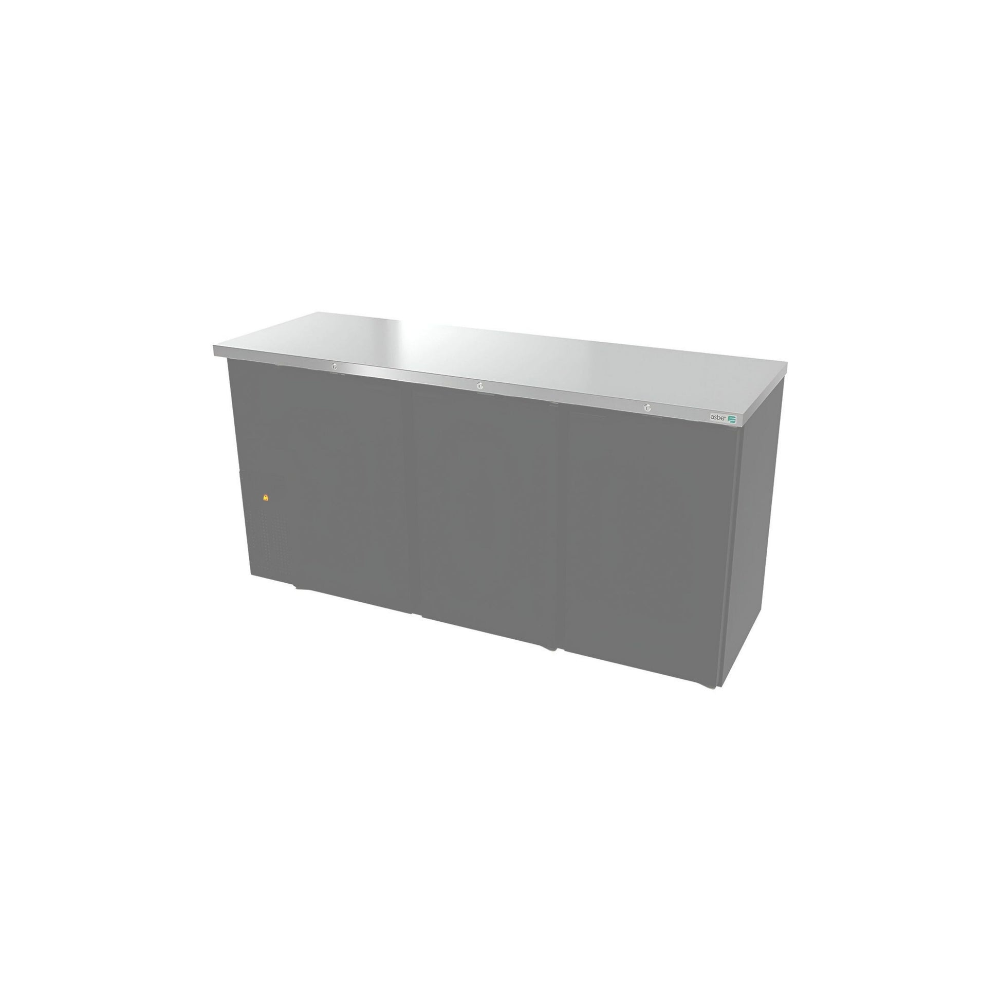REFRIGERADOR CONTRABARRA 3 PUERTAS, 6 PARRILLAS, 540 BOTELLAS (12 OZ.) MODELO ABBC-24-72 HC