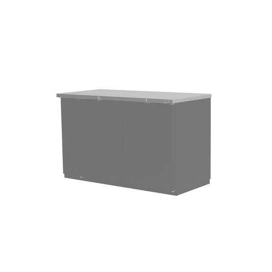 REFRIGERADOR CONTRABARRA 2 PUERTAS, 4 PARRILLAS, 640 BOTELLAS (12 OZ.) MODELO ABBC-58 HC