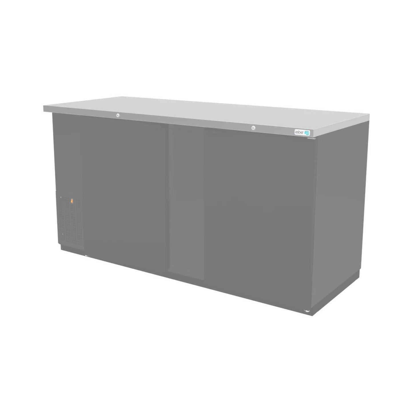 REFRIGERADOR CONTRABARRA 2 PUERTAS, 4 PARRILLAS, 800 BOTELLAS (12 OZ.) MODELO ABBC-68 HC
