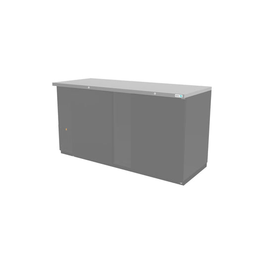 REFRIGERADOR CONTRABARRA 2 PUERTAS 4 PARRILLAS 800 BOTELLAS MODELO ABBC-68-SG HC