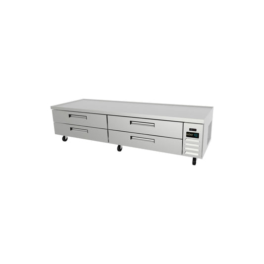 REFRIGERADOR HORIZONTAL 96 PIES³, PUERTA SÓLIDA, ACERO INOXIDABLE MODELO ACBR-96 HC