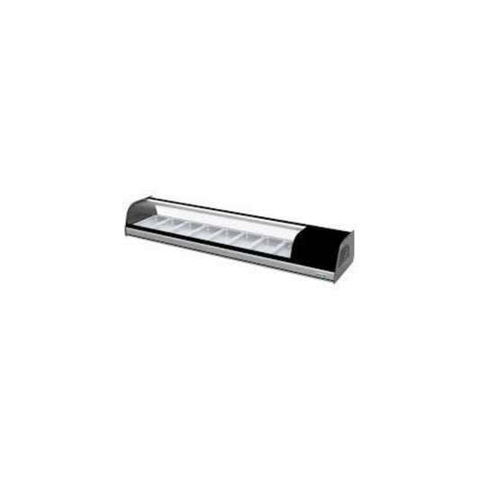 REFRIGERADOR HORIZONTAL 69 PIES³, PUERTA DE CRISTAL, ACERO INOXIDABLE MODELO ACTC-69 SL HC
