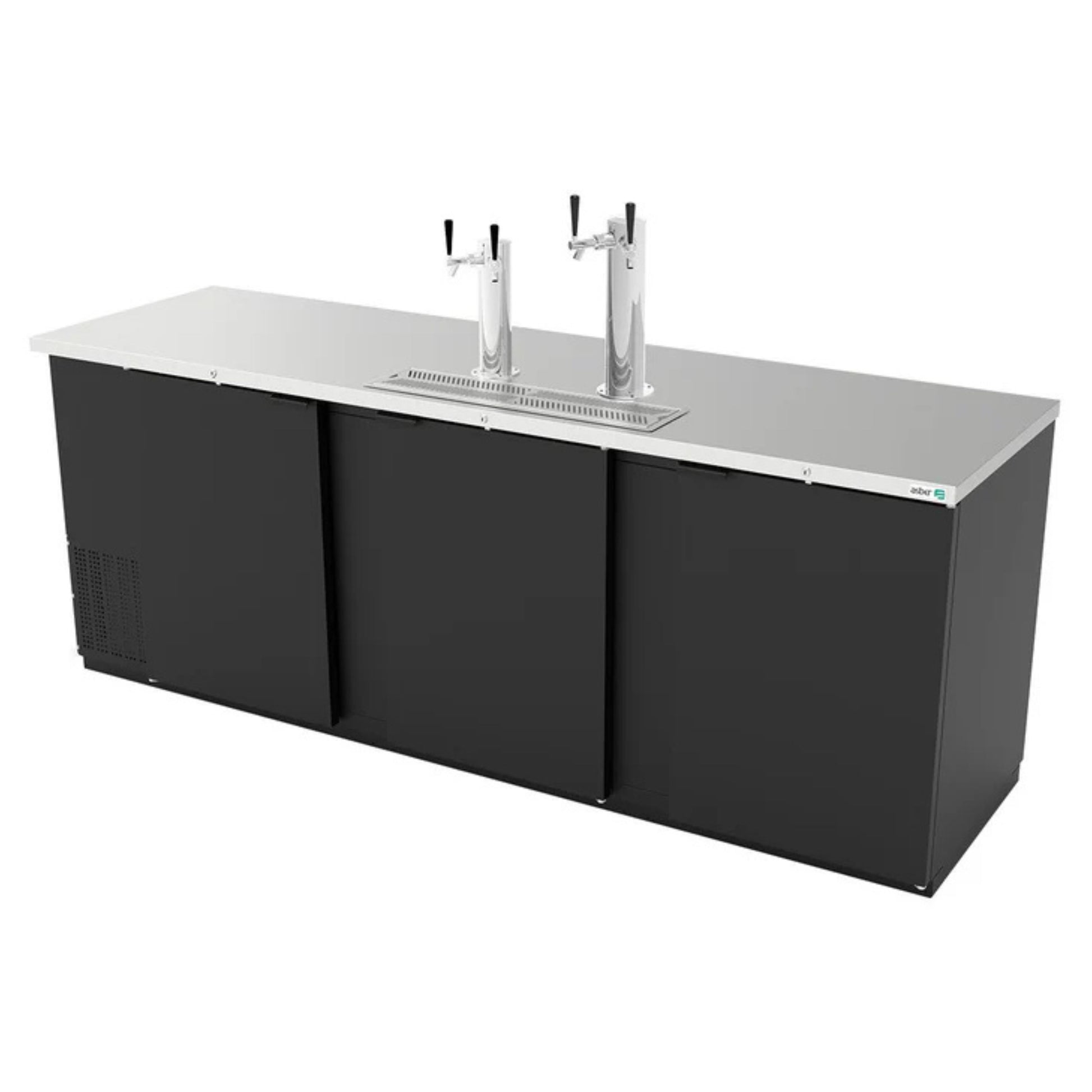 DISPENSADOR DE CERVEZA 3 PUERTAS, 5 BARRILES 1/2, 2 TORRES, 4 GRIFOS MODELO ADDC-94 HC