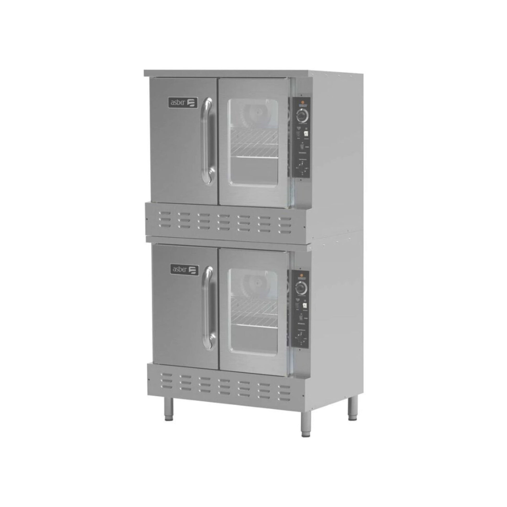 HORNO CONVECCIÓN DOBLE 10 PARRILLAS, 140 000 BTU TOTAL GAS LP MODELO AECO-2 G