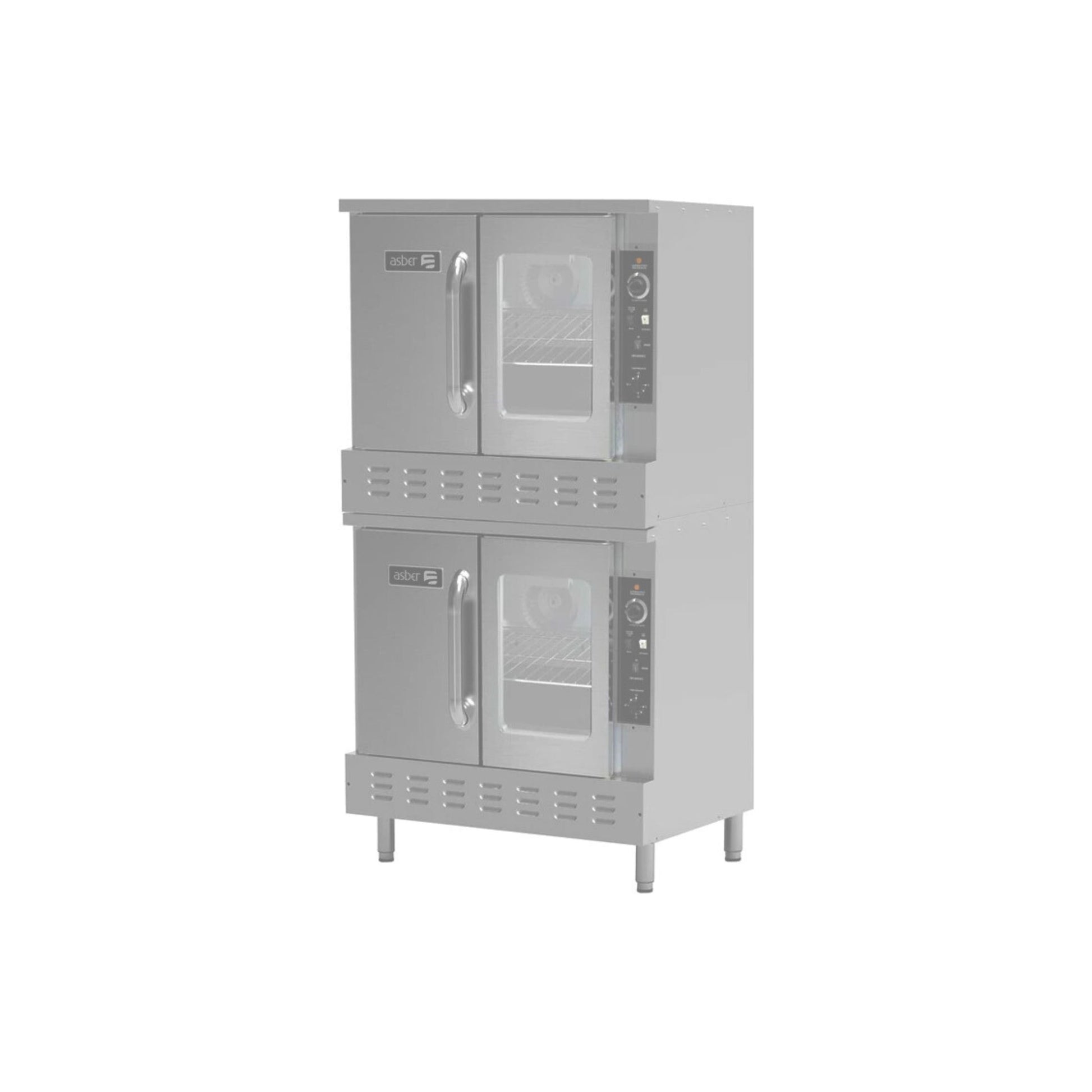 HORNO CONVECCIÓN DOBLE 10 PARRILLAS, 140 000 BTU TOTAL GAS NATURAL MODELO AECO-2