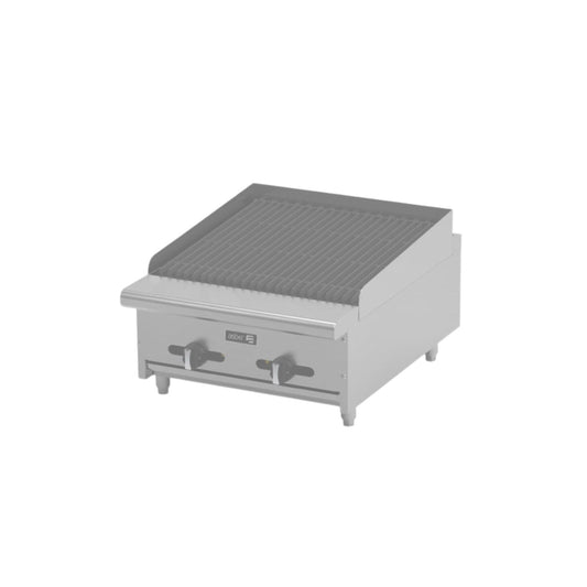 ASADOR 2 QUEMADORES, 64 000 BTU TOTAL GAS NATURAL MODELO AECRB-24