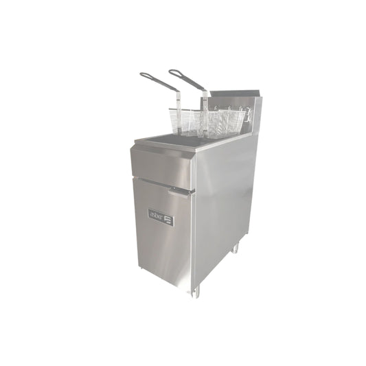 FREIDORA 50 LB, 3 QUEMADORES, 105 000 BTU TOTAL GAS NATURAL MODELO AEF-50-S