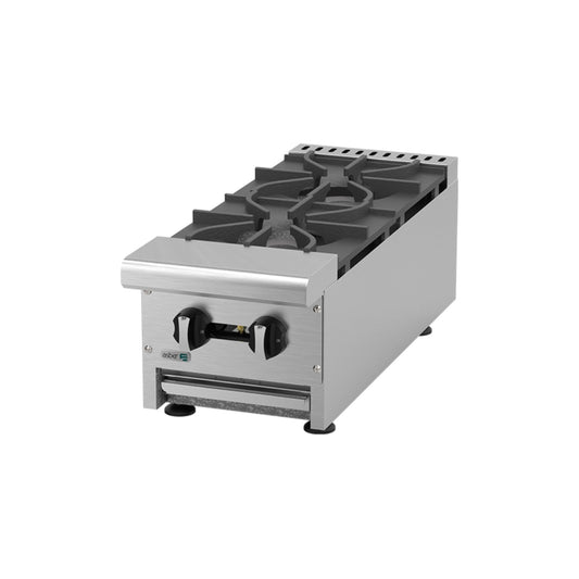 PARRILLA 2 QUEMADORES, 60 000 BTU TOTAL GAS NATURAL MODELO AEHP-2-12