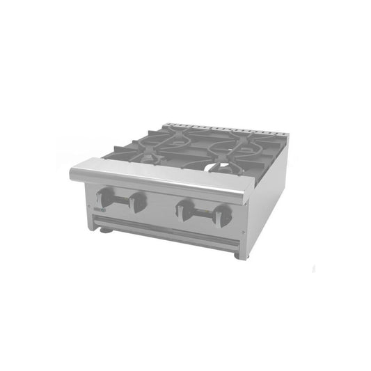 PARRILLA 4 QUEMADORES, 120 000 BTU TOTAL GAS NATURAL MODELO AEHP-4-24