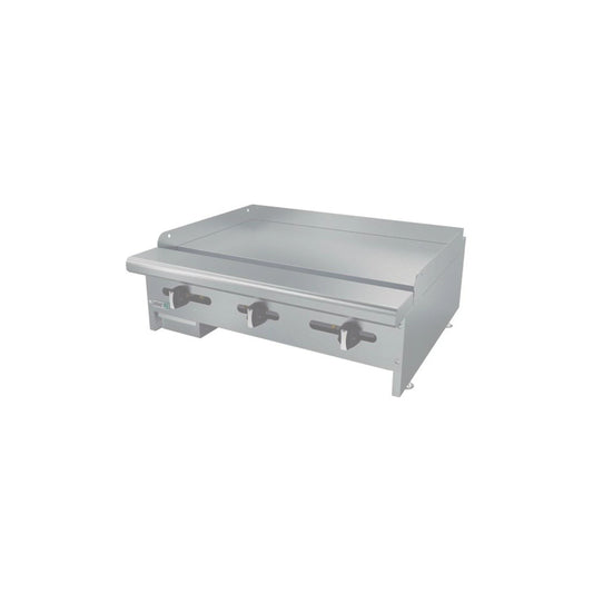 PLANCHA 3 QUEMADORES, 90 000 BTU TOTAL GAS LP MODELO AEMG-36 G