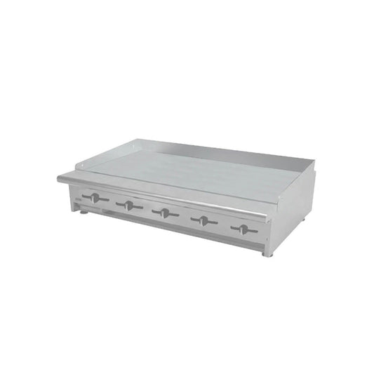 PLANCHA 5 QUEMADORES, 150 000 BTU TOTAL (CON HORNO) GAS NATURAL MODELO AEMG-60-H