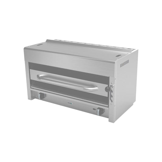 SALAMANDRA ASBER 2 QUEMADORES, 40 BTU TOTAL, 914 X 580 X 530 MM GAS LP MODELO AESB-36 G