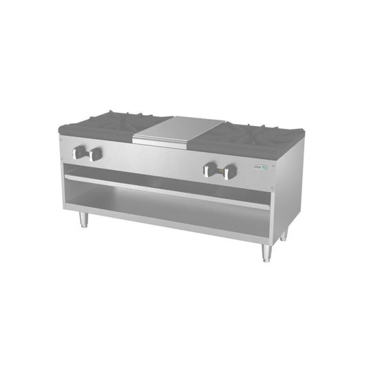 FOGÓN ASBER 4 QUEMADORES, 180 BTU TOTAL, 1143 X 690 X 610 MM GAS NATURAL MODELO AESP-2-4