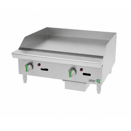 PLANCHA TERMOSTATICA A GAS CON PLACA AETG 24 EM NG