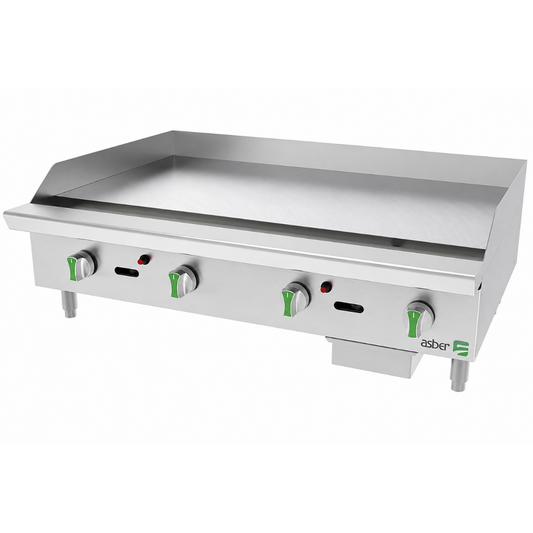 PLANCHA TERMOSTATICA A GAS CON PLACA AETG 48 EM NG