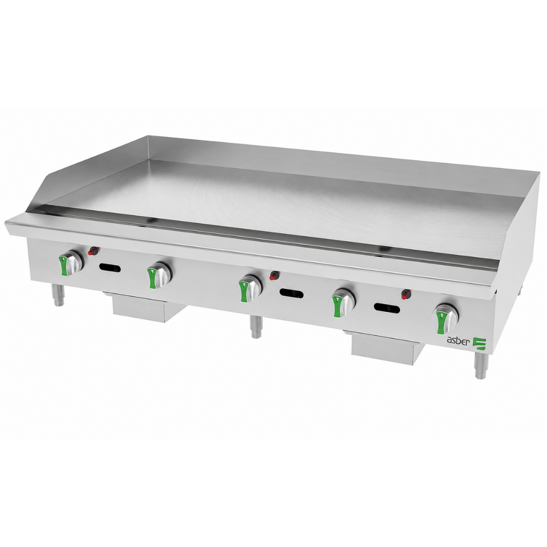 PLANCHA TERMOSTATICA A GAS CON PLACA AETG 60 EM NG